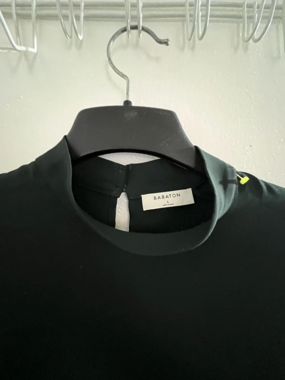 Babaton by aritzia Dark Green Mock Neck Long Sleeve Blouse - Picture 8 of 8